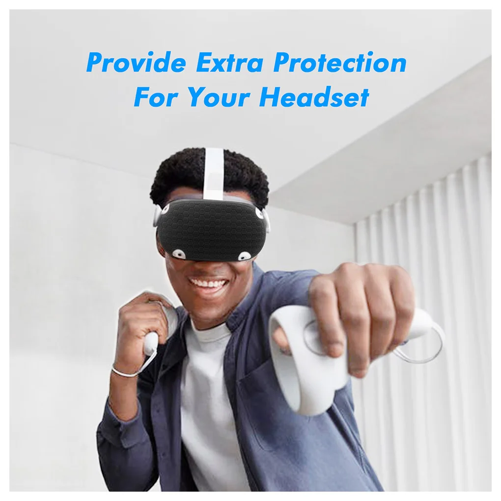 Couverture de Casque VR, anti-rayures, anti-éclaboussures, protecteur Anti-collision, accessoire d'équipement de Réalité Virtuelle 2