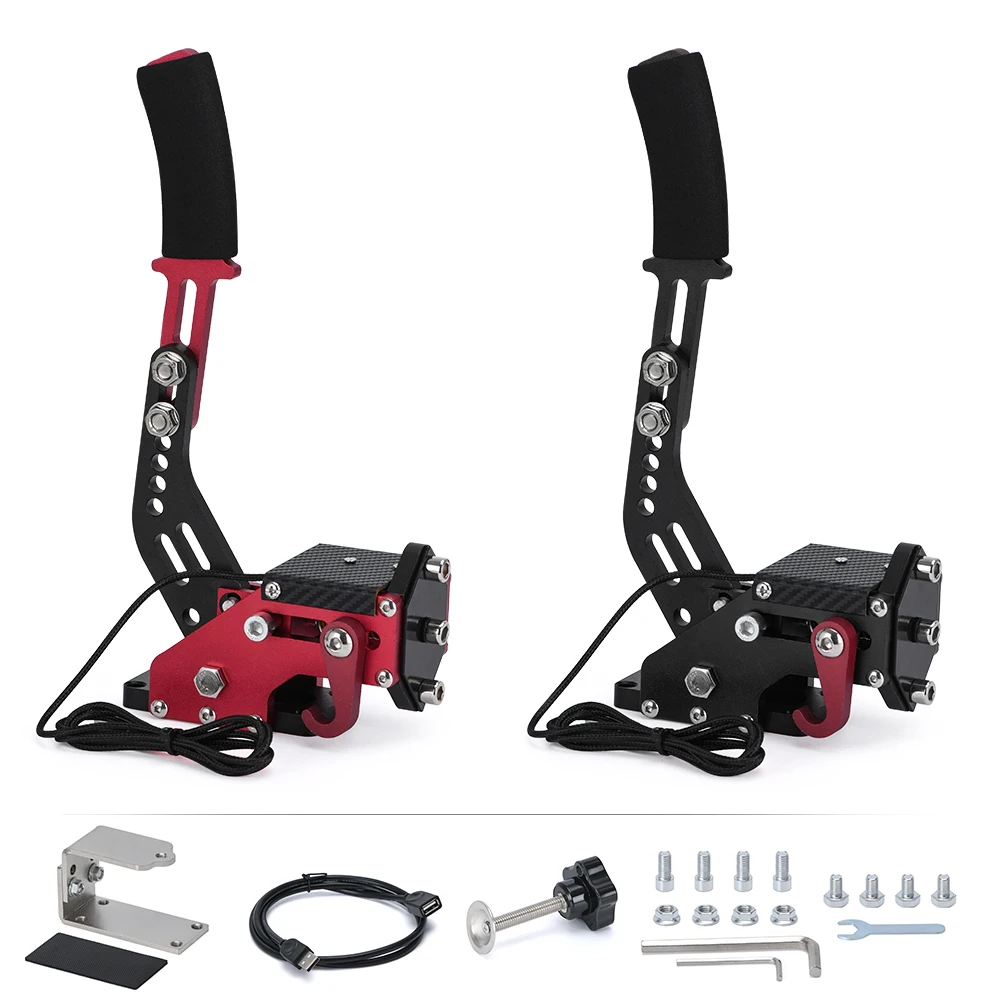 Hand Brake+Clamp For PC USB SIM Auto Racing Games G25/G27/G29 T500 Steel And Aluminum RALLY Adjustable For PC Windows