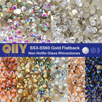 Glass Flatback Rhinestones 1