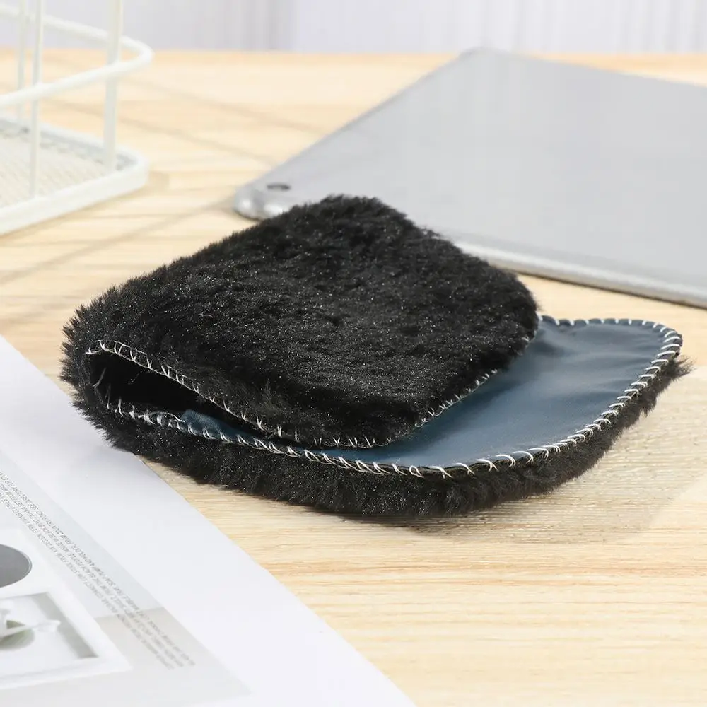 Shoe Gloves Shoe Care Brush Shoes Cleaner Soft Wool Plush Random Color Polished Gloves Wipe Shoes Handbag 4