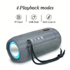 TG227 Support USB/ TF/ FM Radio Music Party Wireless Compatible Waterpro With Lamp Outdoor Portable Upright Speaker Music Player 5