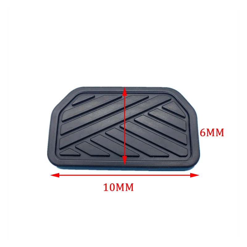 1 Pair Car Pedal Pad Rubber Covers Brake Clutch Pedal Pad Cover Protective Case For Geely Emgrand 7,EC7,EC715 EC718,Emgrand7-RV
