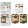 Multifunctional Cosmetic Organizer Dustproof Makeup Cotton Swab Ball Pad Holder Makeup Tool Storage Box Container for Desktop 4