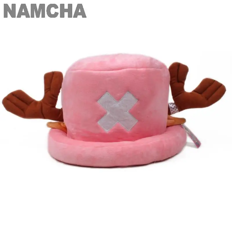 Cosplay Hat Cute Tony Tony Chopper Cap Plush Anime Cotton Kawaii Blue Cartoon Comfortable Soft Unisex Character Dress Up Party Cosplay Hat