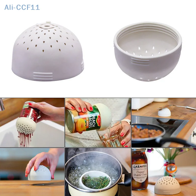 Food Grade Silicone Gel Filter Water Filter Cover Funnel Multi-use Mini Colander Food Mesh Can Drainer Kitchen Gadget