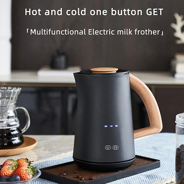 Automatic Milk Frother Electric Hot  Home Appliances Kitchen Electric -  Automatic - Aliexpress