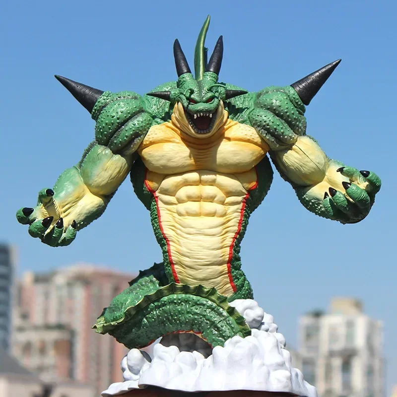 Figura de acción de Dragon Ball Z Shenron con kid goku, figura de PVC