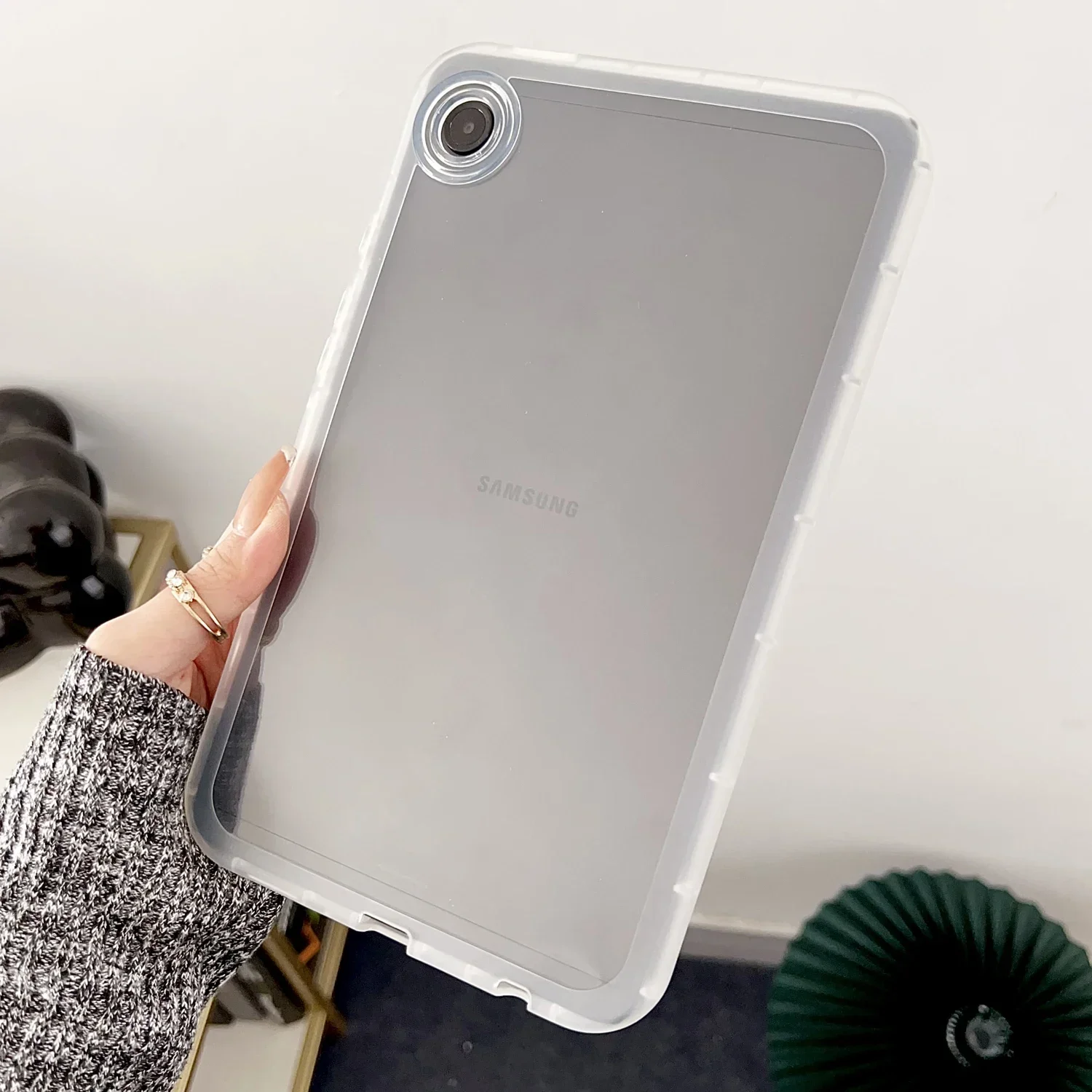 Universal Shockproof Silicone Tablet Case – Clear, Thick Sleeve Protection