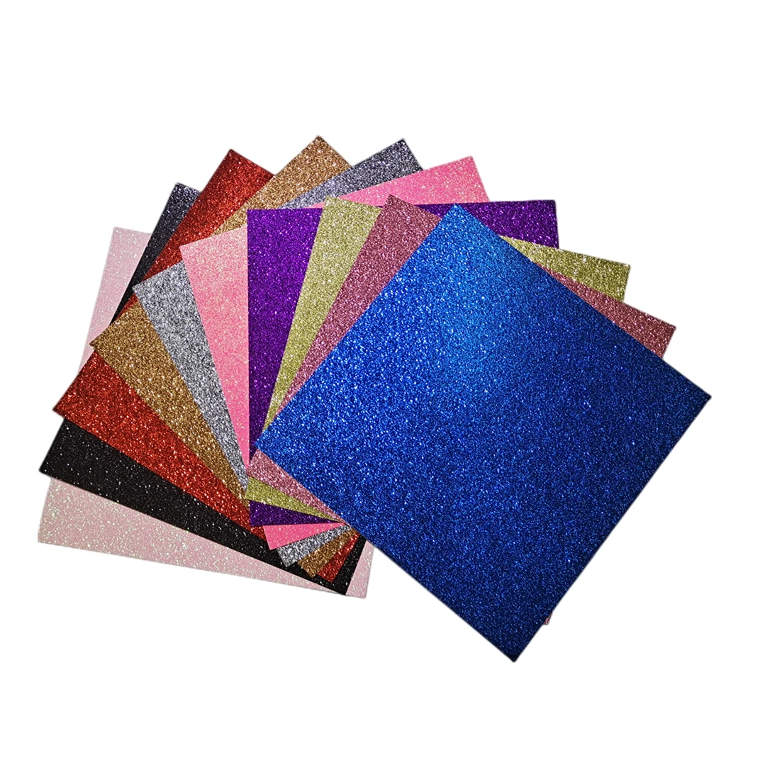 12"x12" Hight Grade Super Glitter Craft Paper Cardstock Party Decor Gift Wrapping Paper Card DIY Scrapbook 2 Piece scrapbook paper,craft paper,scrapbooking material,scrapbook materials,handmade craft paper,diy craft materials,handmade paper,scrapbooking paper,gift wrapping paper,diy craft cards