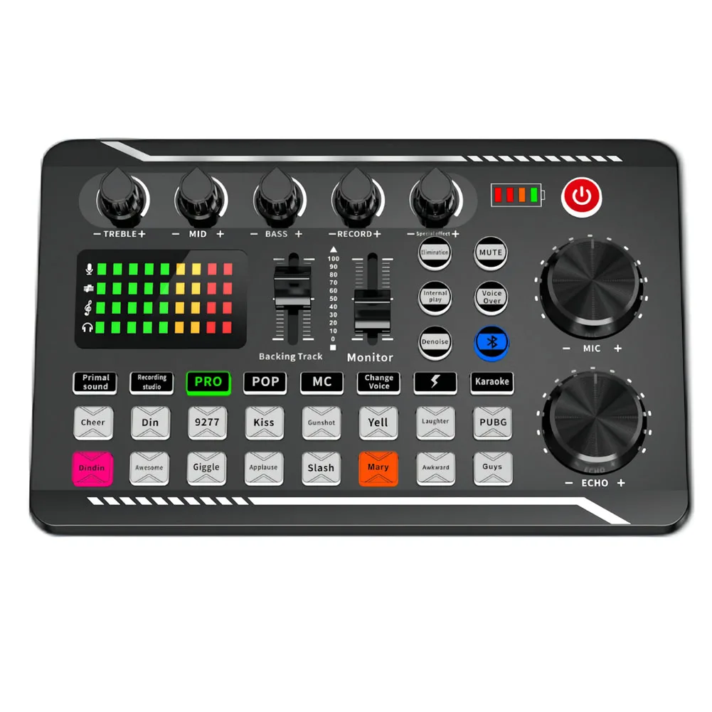 

Совершенно новая Высококачественная звуковая карта, звуковая карта DJ Live F998, микшерная консоль, усилители, звуковая карта, звуковой миксер, аудио