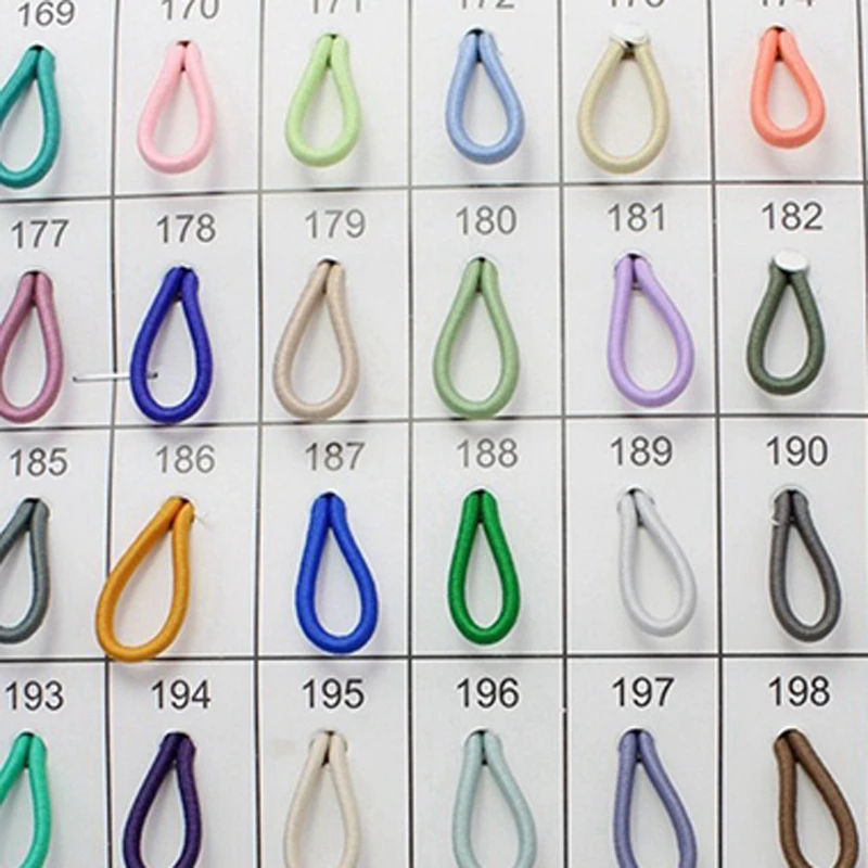 2.5cm clolor elastic rope high elastic durable round elastic belt thin