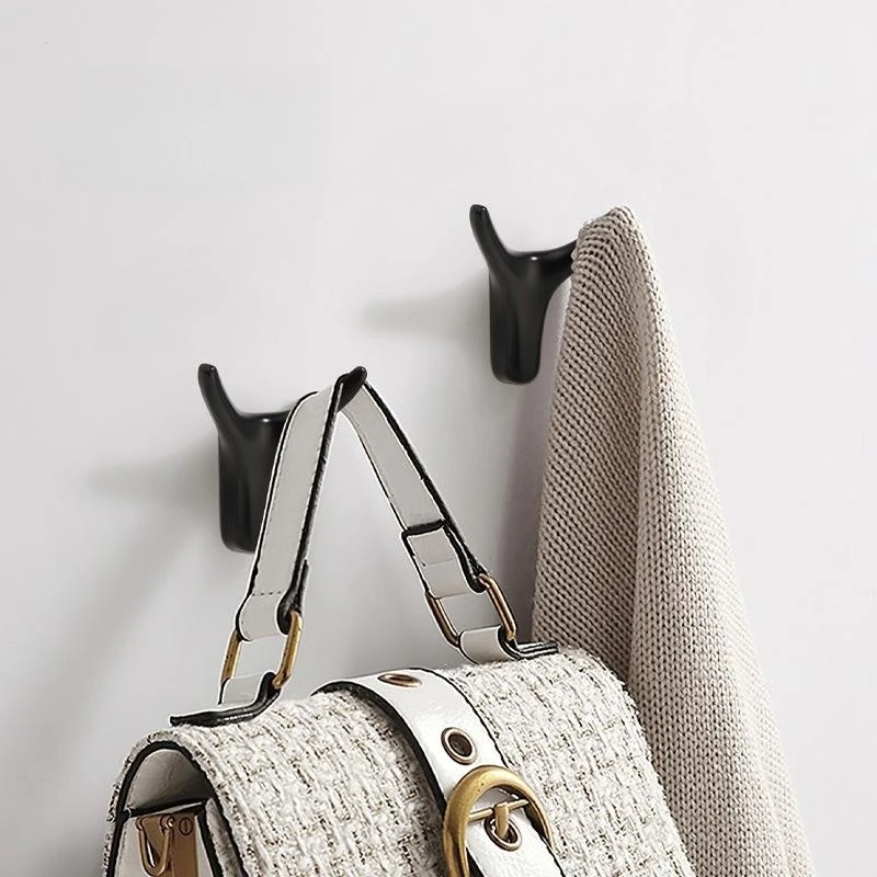 Versatile Wall Hooks with Screws for Hats and Clothes, Minimalist Design, Metal Decoration, Easy Mounting, 1Pc 3