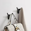 Versatile Wall Hooks with Screws for Hats and Clothes, Minimalist Design, Metal Decoration, Easy Mounting, 1Pc 3