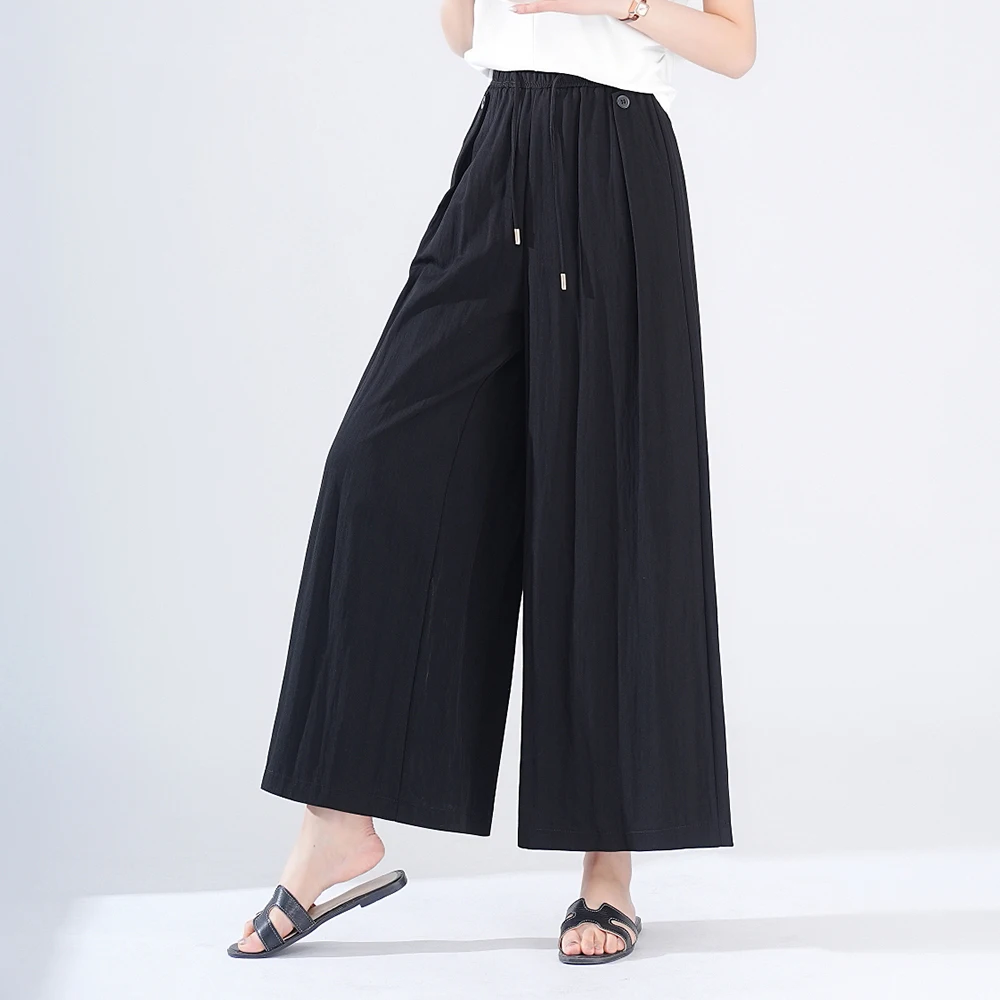 

Spring and summer new women's pants skirt cropped pants Korean dongdaemun high quality clothing Woman clothing loose fashion