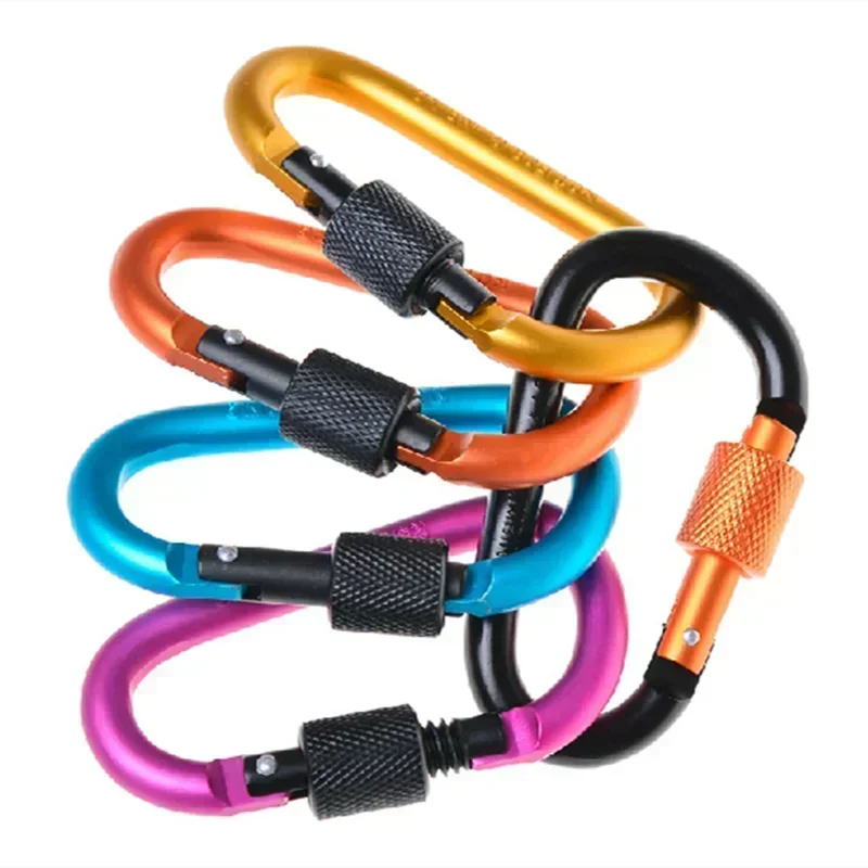 Climbing Carabiner 1Pcs Alloy Aluminum for Travel Camping