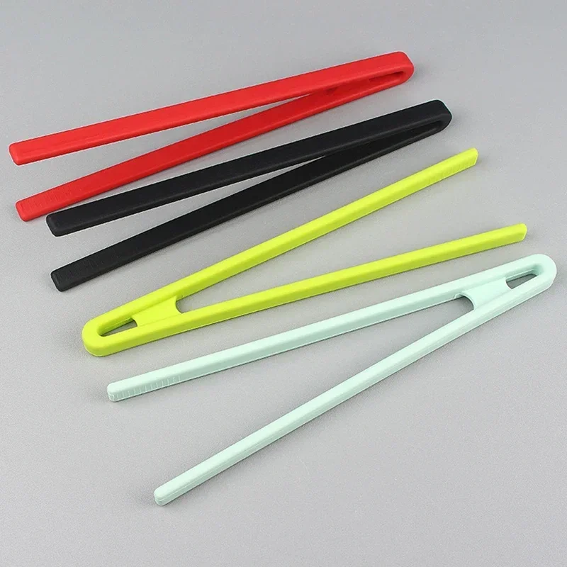 Silicone Food Pan Clips Kitchens Accessories Kitchen Clip Non-slip Cooking Tongs BBQ Salad Tools Gadgets Dining Bar Home Garden