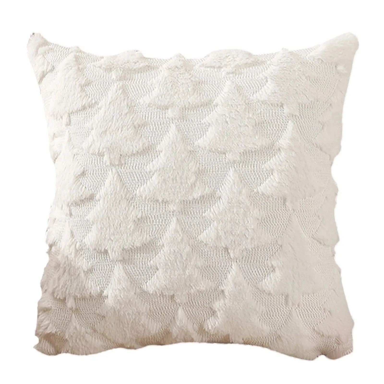 

Стеганая вышивка Рождественская елка наволочка 2024 новый год искусственная Подушка Наволочка Рождественская Белая Подушка