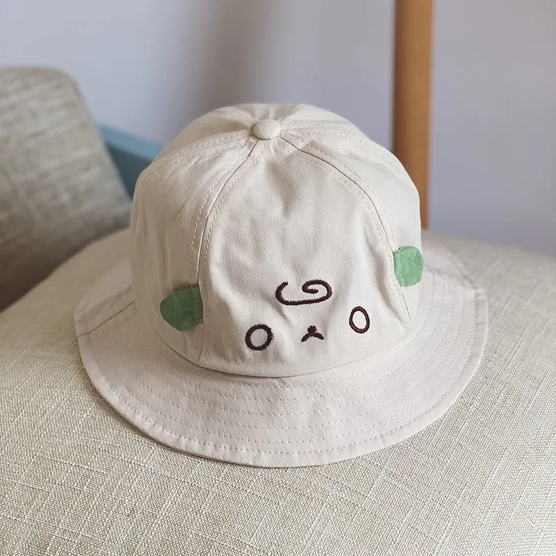 New Cartoon Kids Bucket Hat Children Summer Panama Hat Outdoor Travel Beach Sun Cap for Girls Boys Travel Animal Cap
