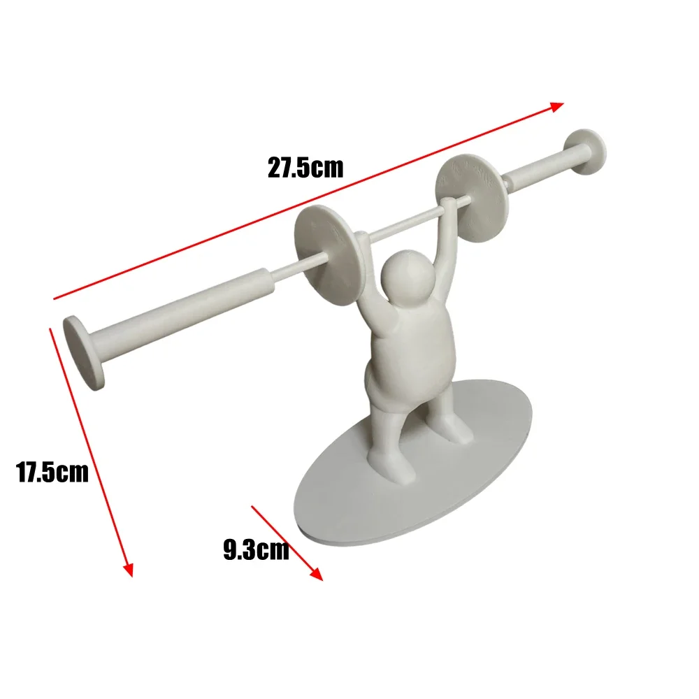 Funny Weightlifter Toilet Paper Holder Rack Shelf Tissue Roll Hanger Tissue Towel Roll Dispenser Bathroom Kitchen