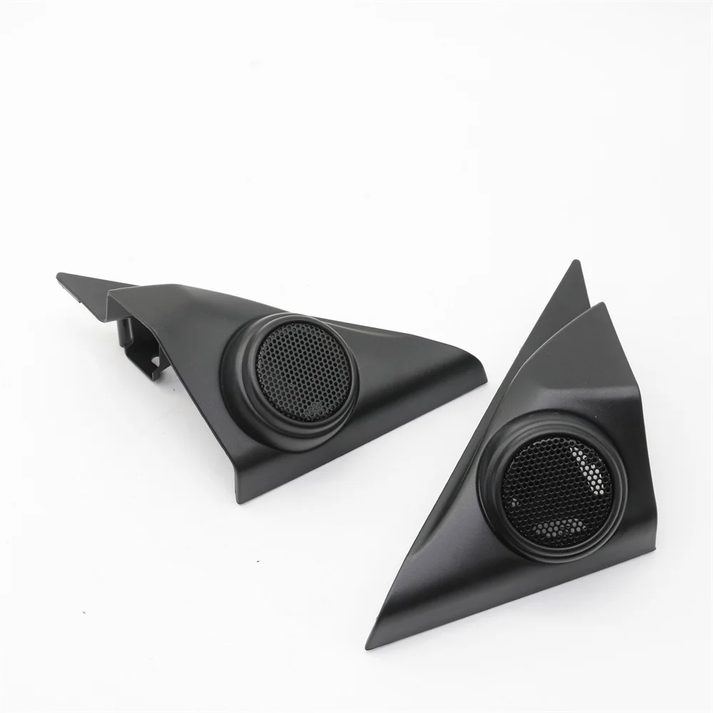 2PCS Car Tweeter Refitting Audio Door Angle Gum Speaker Cover Boxes Mounts for Toyota Reiz 2014