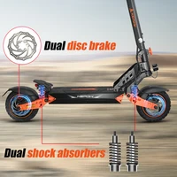 Trottinette électrique pour adultes KEPOW, batterie 48V 20Ah, moteur 1000W, vitesse maximale de 50 km/h, pneus tout-terrain de 10 pouces, trottinettes électriques, autonomie de 50 à 70 km, modèle EScooter K2MAX 2