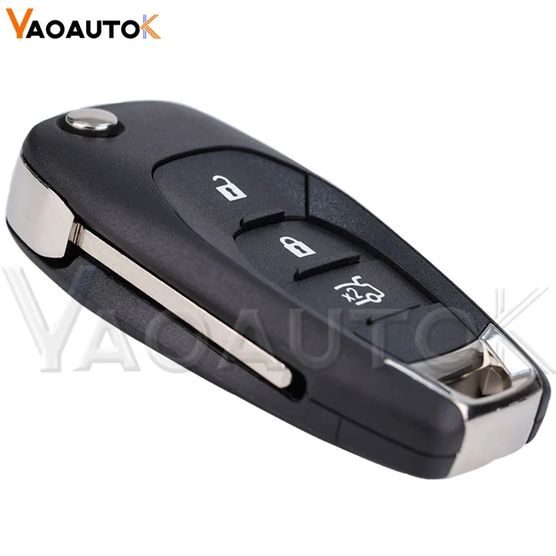 Enhanced Flip Car Key with Auto Remote Fob and 4A Chip