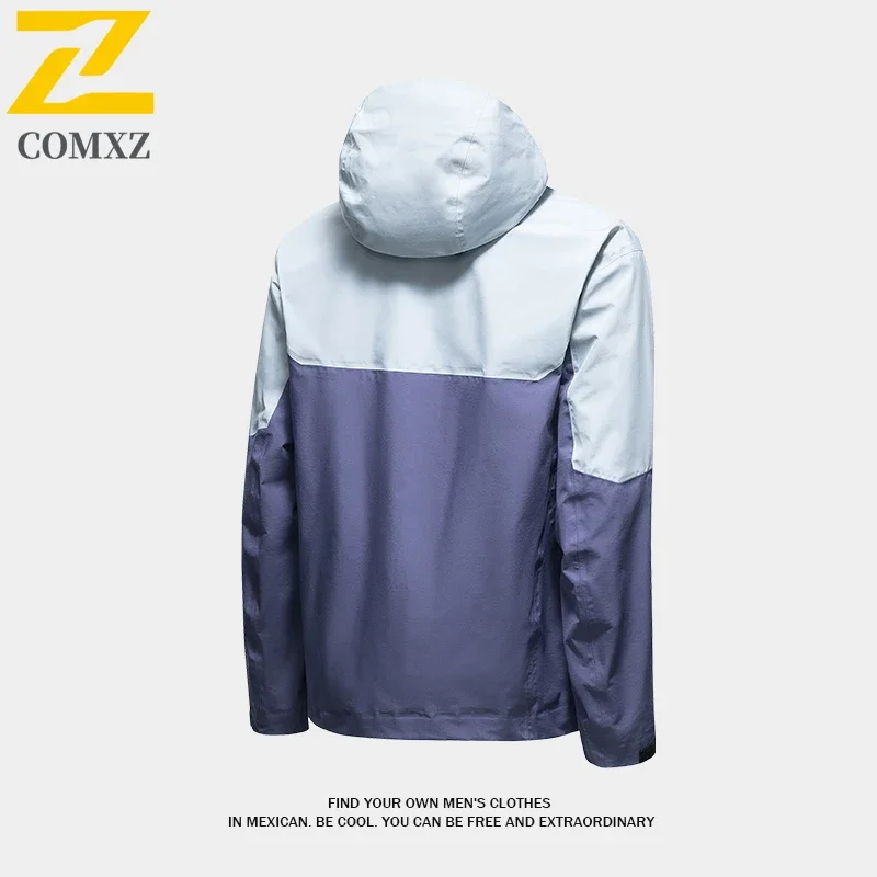 Autumn Jacket Women Outdoor Jogging Hiking Soft Shell Coats Camping Hooded Waterproof Rainproof Windbreaker MenTravel Ski Jacket