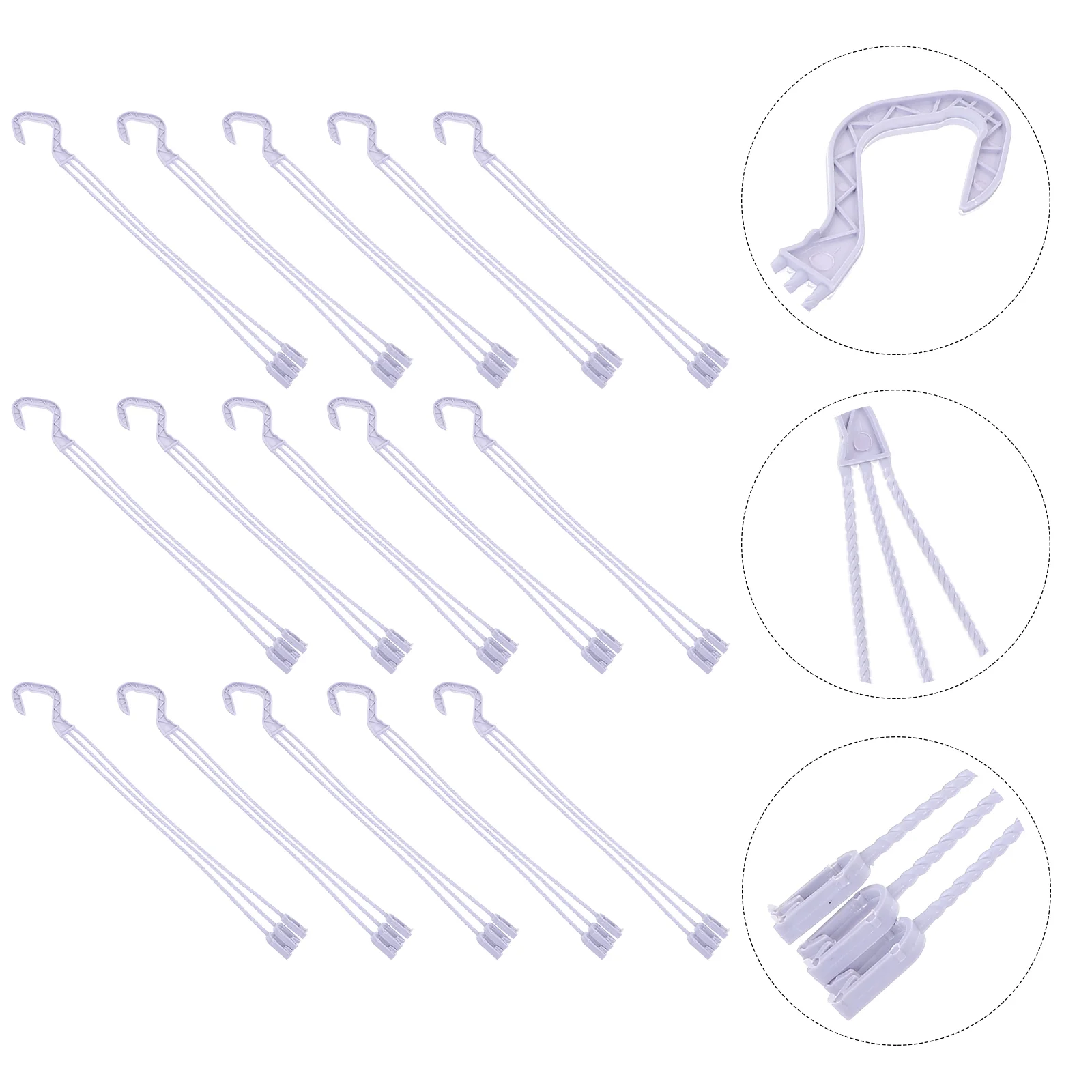 

50 Pcs Plant Hook Bird Feeders for Outdoors Flower Stand Hooks Heavy Duty Coat Hangers Plastic Raw Material Indoor