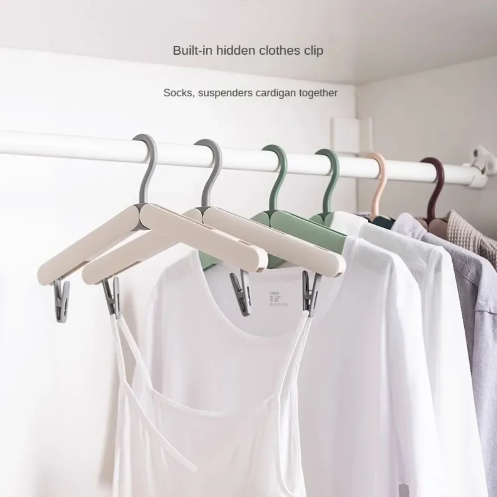 Portable Hanger for Travel and Home Storage, Foldable Clothes Rack for Dorm Room 5