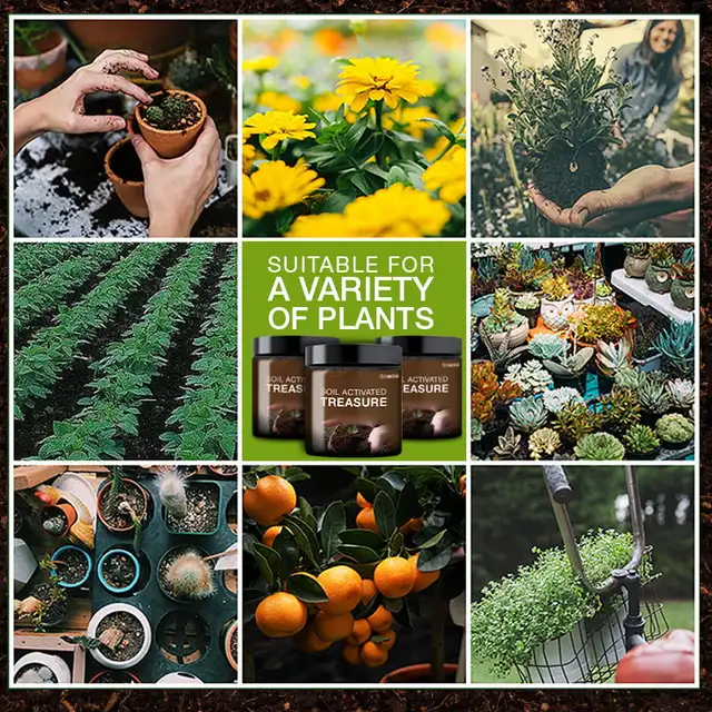 Új Talaj Aktivátor Tápanyag -Talaj Ásványi Forrás Laza Talajkondicionáló Elősegíti A Növényi Gyökerezést, Hogy Megakadályozza Gyökérzet Edzését - Image 6