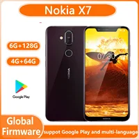 Nokia X7 4G Smartphone 6.18" inch Snapdragon 710 Octa Core Android 20MP camera Mobile Phone unlocked used  phone 1
