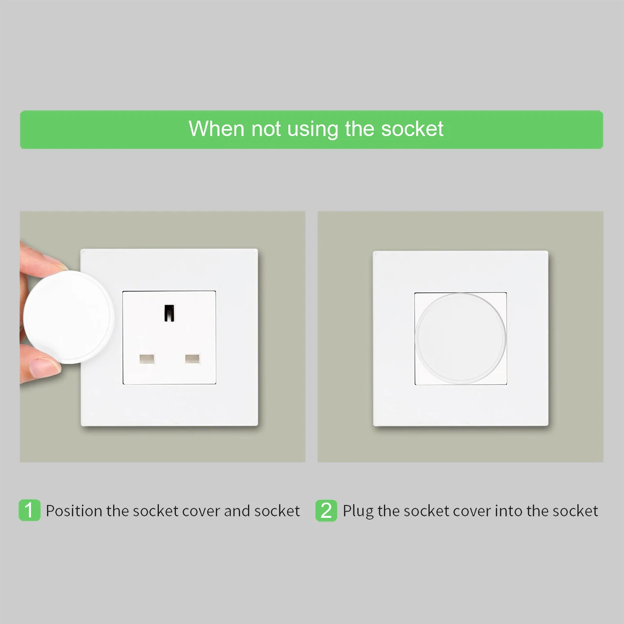 Baby Anti Electric Safety Guard Socket Protective Cover 20Pcs Children Power Plug Cover Case Home School EU UK Standard socket covers