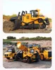 HUINA 554 Car Toys 1:16 RC Truck  Model Remote Controlled Bulldozer Tractor crawler Engineering Car Toys for boys kids Gift 6