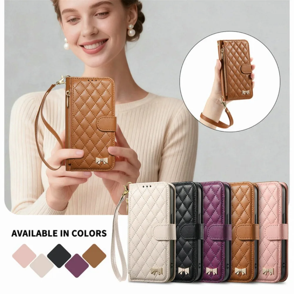 Edge70 Fusion Plus 5G Zipper Leather Wallet Flip Case with Air Signature Cover