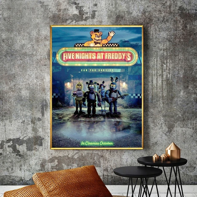 Fnaf Five-nights-At-Freddys POSTER Retro Poster Home Bar Cafe Art Wall  Sticker Collection Picture Wallpaper Decoration - AliExpress