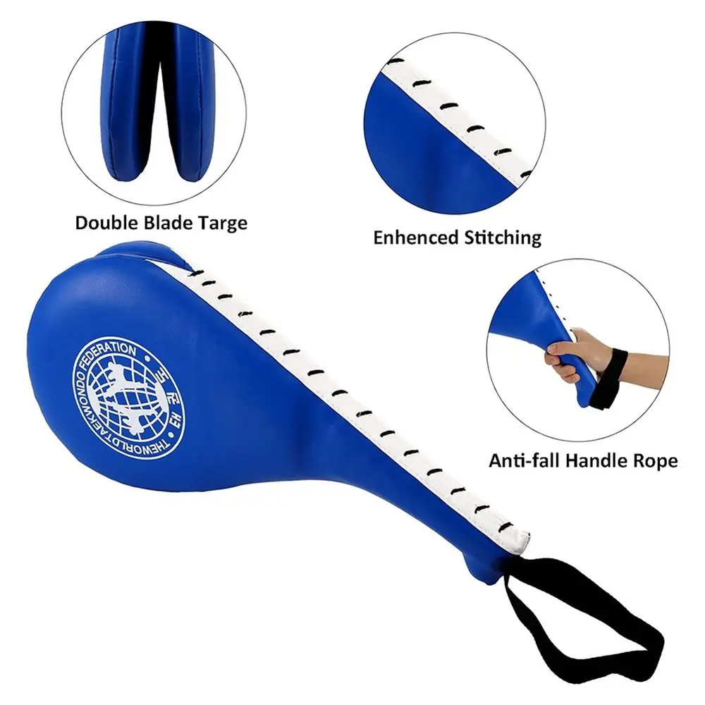 Durable Karate Taekwondo Kick Pads Martial Arts Rebound Striking Pad Target Training Equipment TKD Sparring Gear