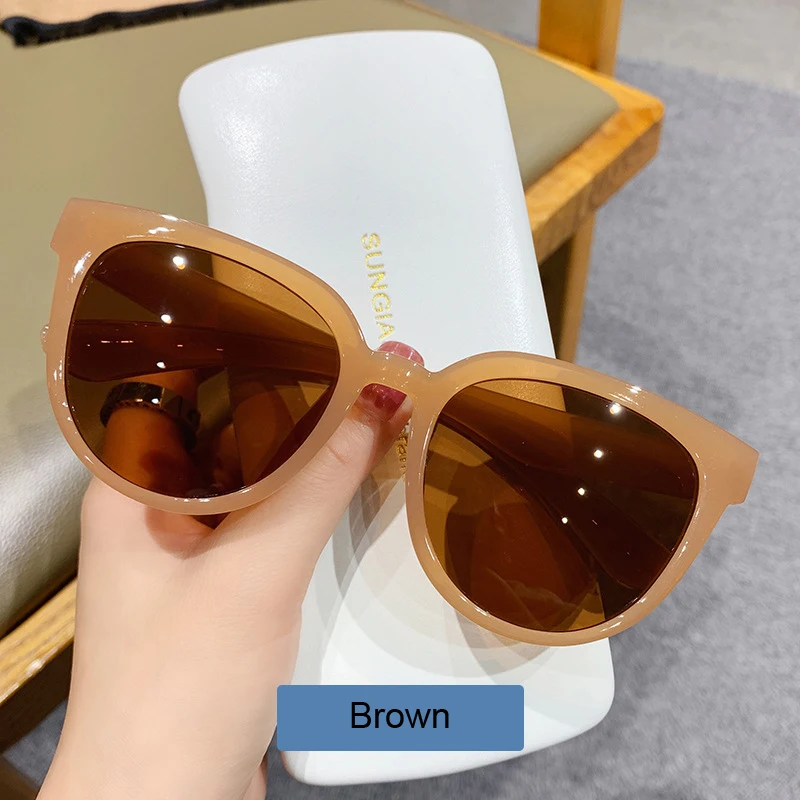 2022 Fashion Cat Eye Sungl Women Brand Designer Vintage Sun Gl Female Lady Retro Shades Oculos De Sol UV400_voghion.com