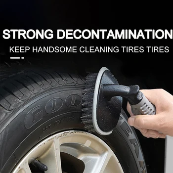 Car Tire Brush Hub Brush Car Wash Tool Cleaning Cleaning Mop Artifact Dedicated Strong Decontamination Brush 1