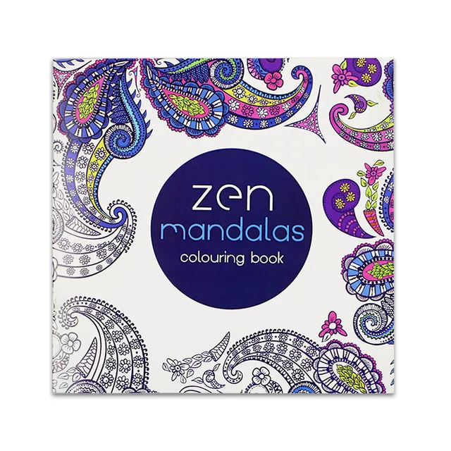 Relieve Stress and Unleash your Creativity with the 24 Pages English Edition Mandalas Coloring Book for Adults and Children