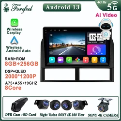 Android 13 For Jeep Grand Cherokee II WJ 1998 - 2004 Monitor Screen TV Car GPS lettore Video Autoradio Navigation Stereo Radio