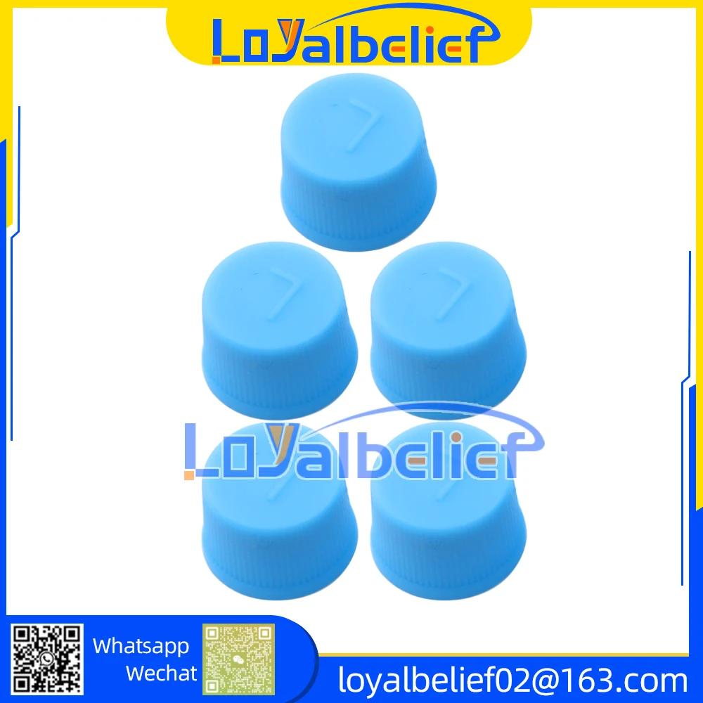 31PCS Car AC Valve Cap Kit - Low & High Pressure Port Dust Covers With Internal Washers