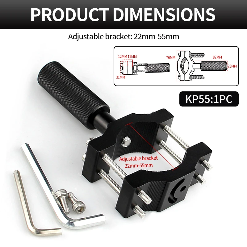 Adjustable Motorbike Headlight Holder & Spotlight Mount Bracket Accessories