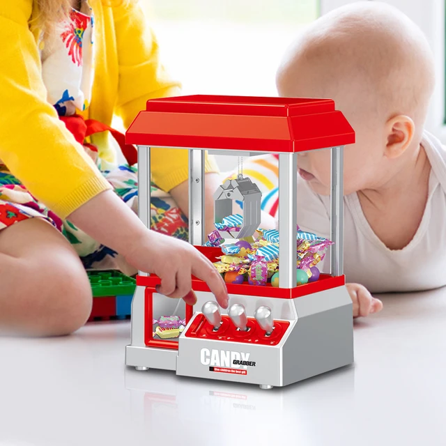 Machine à bonbons en plastique portable pour enfants