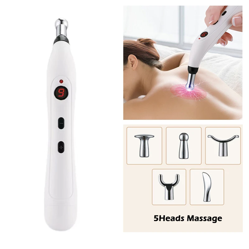 

Electronic Acupuncture Pen Body Massager Meridians Laser Therapy Heal Massage Pen Meridian Energy Pen Pain Relief Health Care