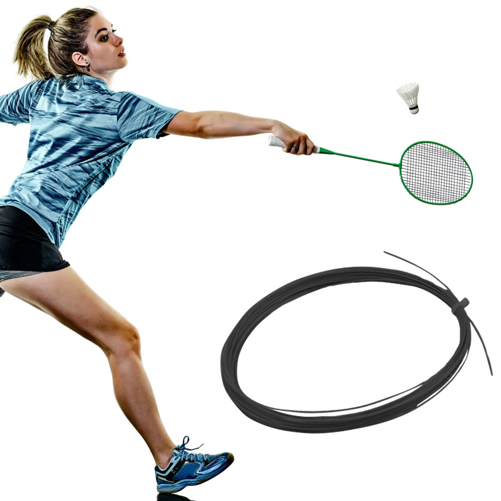 Professional Badminton String Nylon High Flexibility Badminton Racket