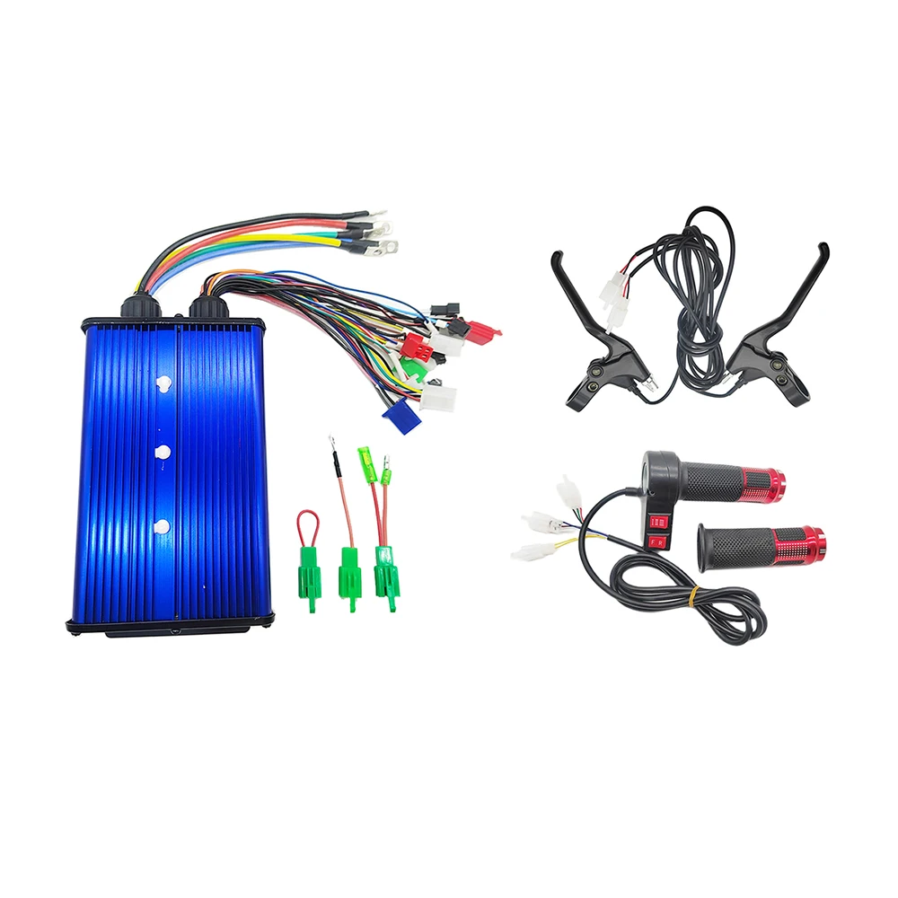 Zerone Kit d'affichage LCD de contrôleur sans balais de vélo électrique 48V 60V 500W vélo