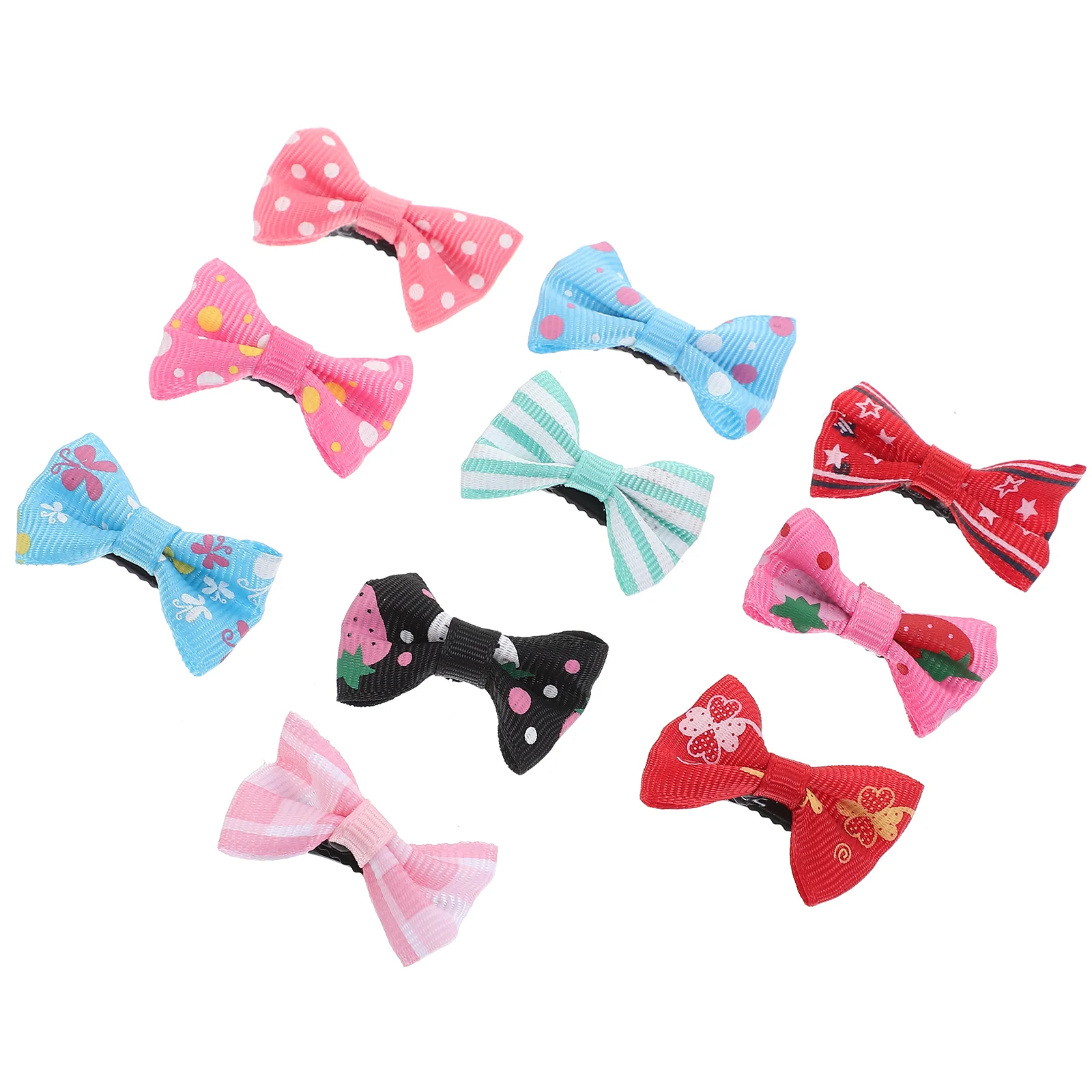 

Puppy Dog Hair Bow Alligator Clips Small Adorable Bowknot Hairpin Kitten Bow Barrettes Pet Grooming Hair Accessories