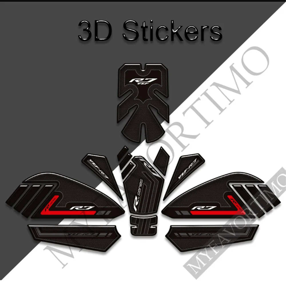 

Tank Grips Pad For YAMAHA YZF-R7 YZF R7 YZFR7 HP Motorcycle Protector Stickers Decals Gas Fuel Oil Kit Knee 2022