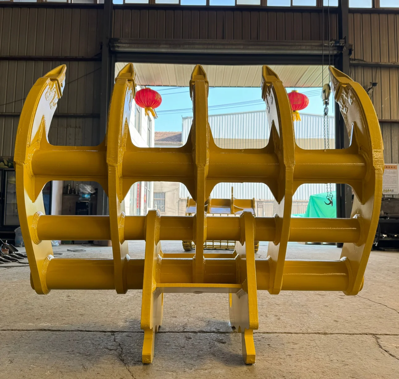 New Construction And Farm Excavator Rake Applicable Industries Root ...