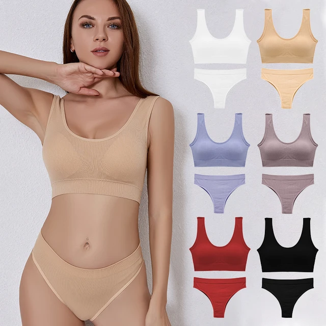 Cheap Price Seamless Solid Bras Wire Free Bra For Women Padded Bralette  Underwear Sexy Panties Bras Red Set Plus Size - Bras - AliExpress